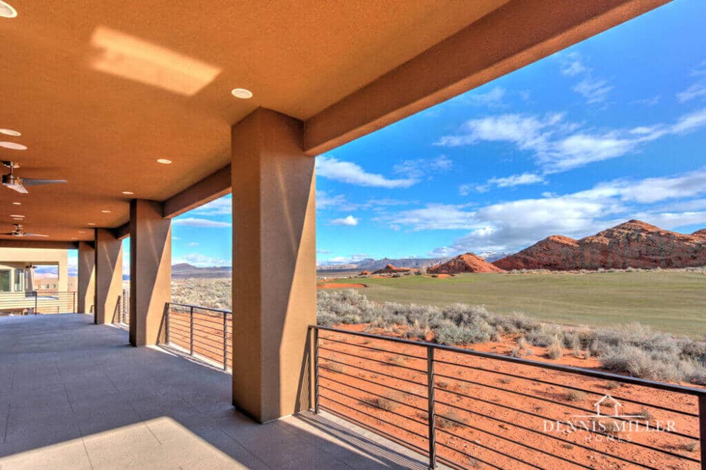 St. George custom home patio design | Southern Utah custom home builders | Dennis Miller Homes | DMH