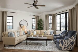 Luxury Living Room Design - Custom Utah Home