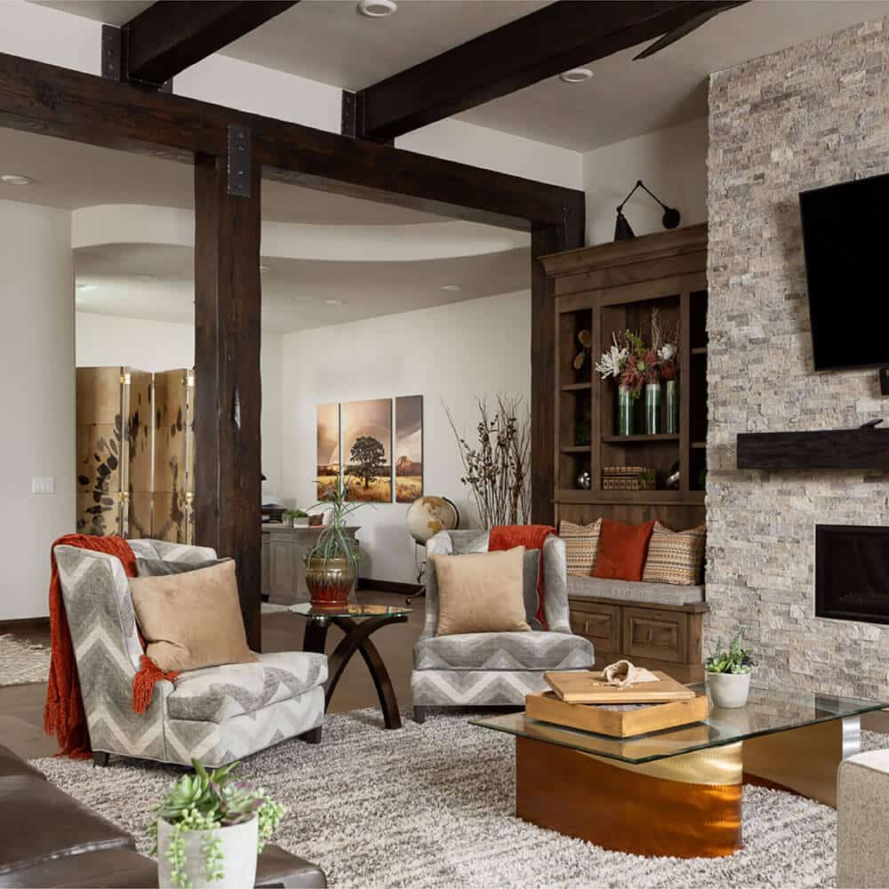 Modern Living Room | Dennis Miller Homes