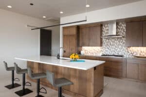 Minimalist sleek kitchen | Dennis Miller Homes
